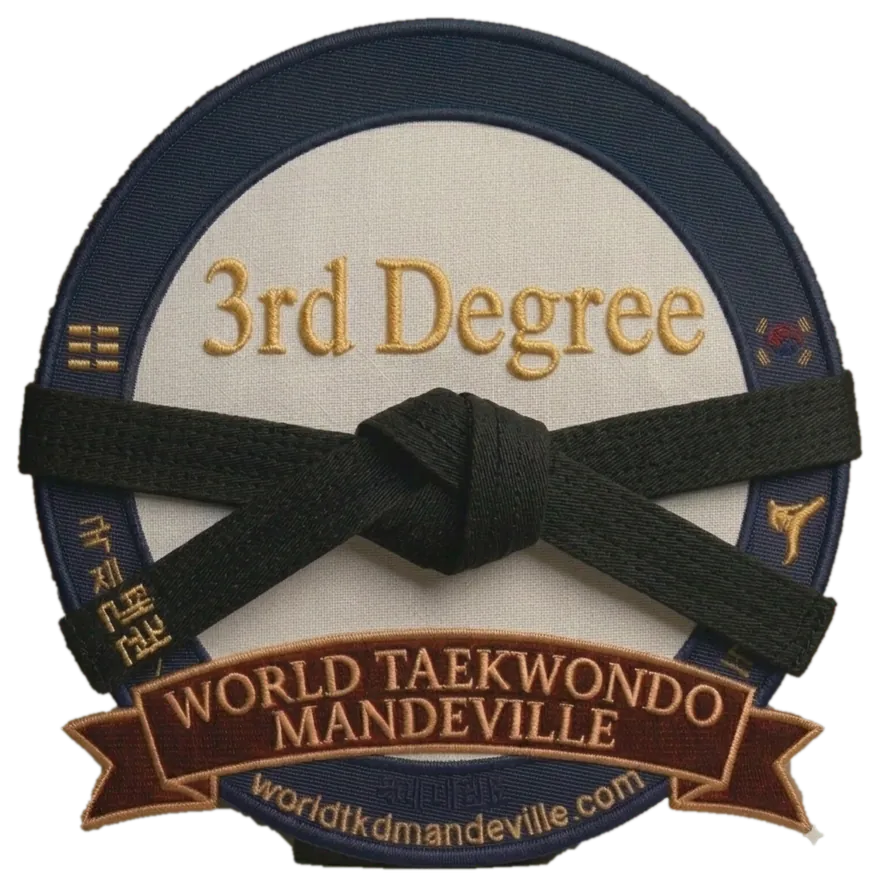 3rd Degree Black Belt rank patch