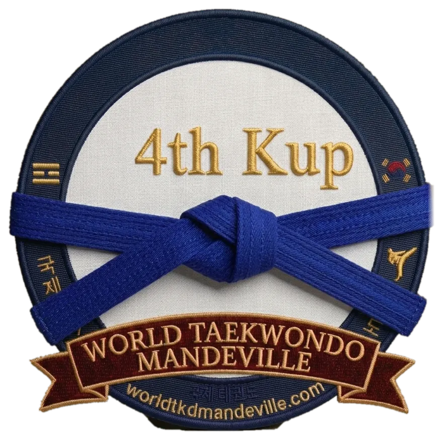 Blue Belt (4th Kup) rank patch