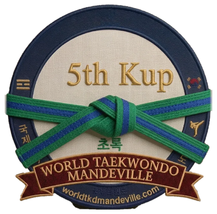 Blue Stripe (5th Kup) rank patch
