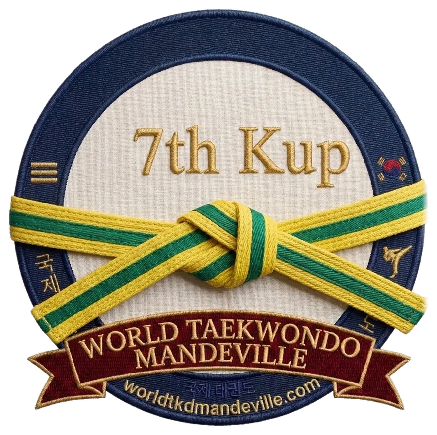 Green Stripe (7th Kup) rank patch