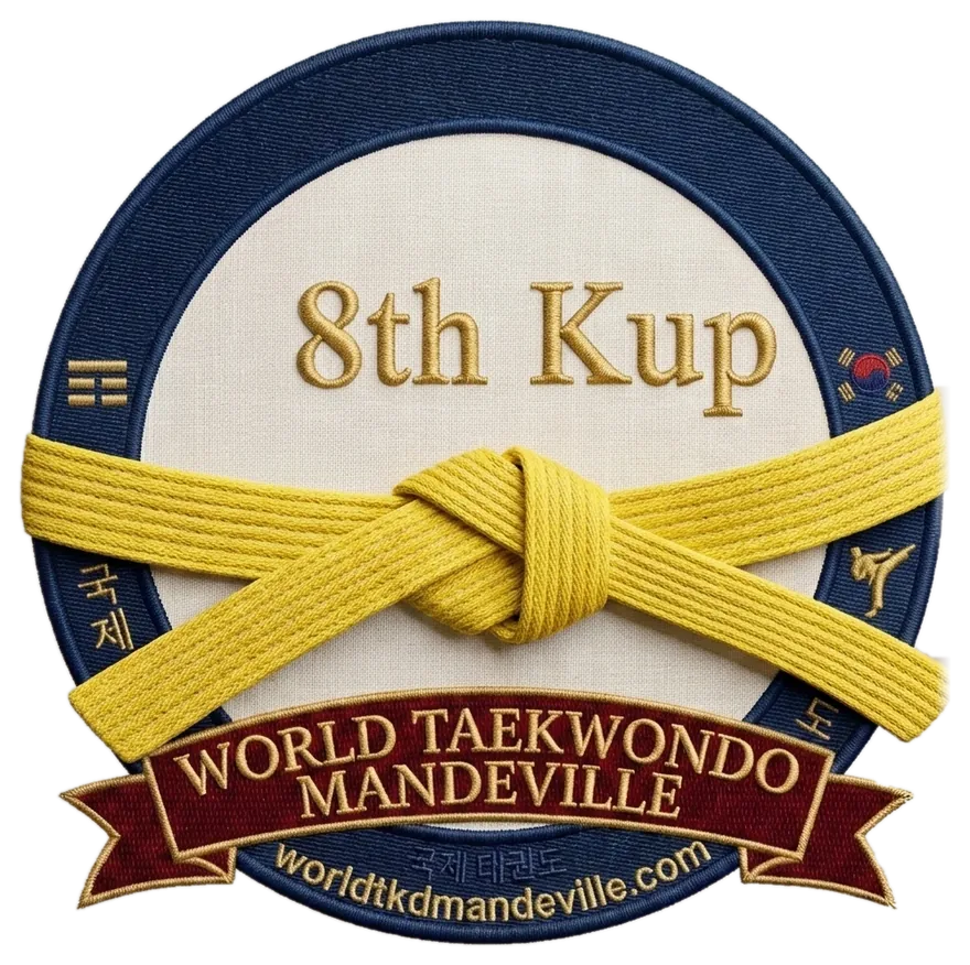Yellow Belt (8th Kup) rank patch